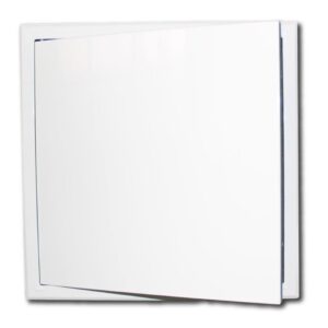 Dvířka lakovaná s tlačným zámkem 150×150 mm HACO