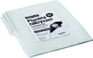 Plachta zakrývací DEK PROFI PLUS 160 g/m2 transparentní 2×3 m (6 m2)