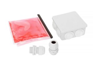 Krabices gelem 3002-GL a vývodkami M20 IP56/68