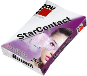 Lepicí a stěrkovací tmel Baumit StarContact s vysokou přídržností