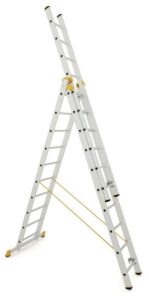 Žebřík hliníkový ALVE FORTE 3×8 příček EURO NARADI