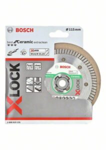 Kotouč řezný diamantový Bosch Professional Best for Ceramic Extraclean Turbo X-LOCK 115×1