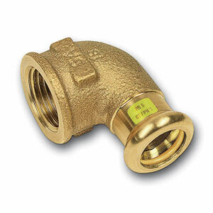 Lisovací koleno 90° Sanha Press Gas Cu 22x1/2" vnitřní 11090G