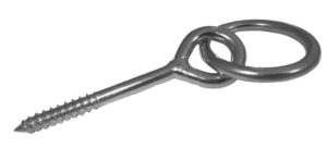 Oko s vrutem a kroužkem 8×100 mm