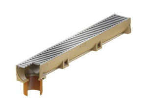 Žlab s pozinkovaným můstkovým roštem ACO EuroSelf 1 m