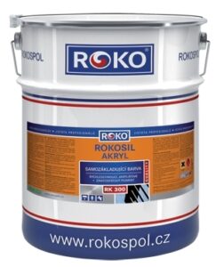 Barva samozákladující ROKOSIL akryl 3v1 RK 301 stř. šedá 3 l ROKOSPOL
