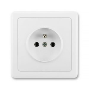 Zásuvka jednonásobná kompletní