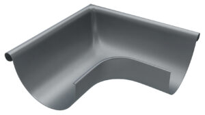 Roh žlabu lisovaný vnější DEKRAIN 330 FeZn lakovaný ROBUST antracitově šedý RAL 7016 DEK