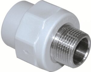 Přechodka PP-R s vnějším kovovým závitem D25×3/4"