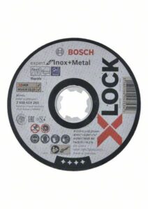 Kotouč řezný korundový Bosch Professional Expert for Inox+Metal X-LOCK 115×1 mm