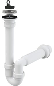 Trubkový sifon Alcaplast A800 s nerezovou mřížkou průměru 70 mm ALCA PLAST
