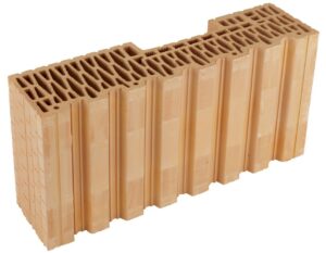 Broušená cihla HELUZ FAMILY 50-K-1/2 poloviční krajová 125×500×249 mm HELUZ