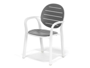 Polypropylenová židle MOLLY šedá