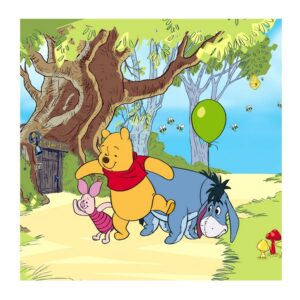 Dekorační obrázek z akrylátového plexiskla s motivem Medvídka Pú