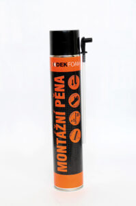 Polyuretanová pěna k vyplňování dutin a spár Dekfoam