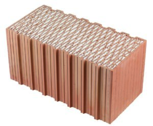 Broušená cihla HELUZ FAMILY 50 2in1 s tepelnou izolací 247×500×249 mm HELUZ