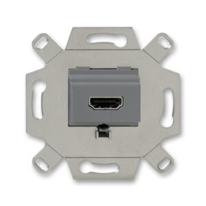 Zásuvka komunikační HDMI šedá ABB
