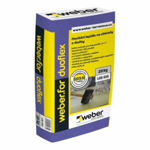 Cementové lepidlo Weber.for duoflex C2TES1