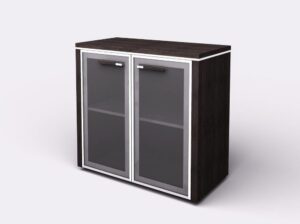 Skříň-dveře sklo OFFICE EXCLUSIVE dvoudveřová - poslední kusy