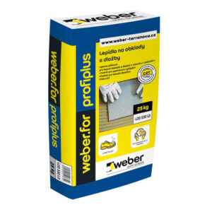Lepidlo cementové weberfor profiplus C2T LD 25 kg