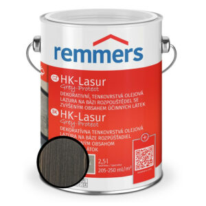 Lazura ochranná Remmers HK Lasur Grey protect anthrazitgrau 0