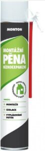 Nízkoexpanzní montážní pěna Monton 750 ml
