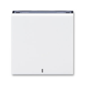 Kryt spínače kolébkového s čirým průzorem Levit bílá / kouřová černá ABB