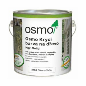 Barva krycí na dřevo Osmo 2104 bílá na okna 0