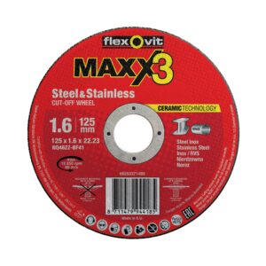 Kotouč korundový na nerezovou ocel Flexovit Maxx3 115×22