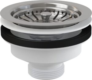 Dřezová výpust Alcaplast A37 se závitem 6/4“ s nerezovou mřížkou průměru 115 mm ALCA PLAST