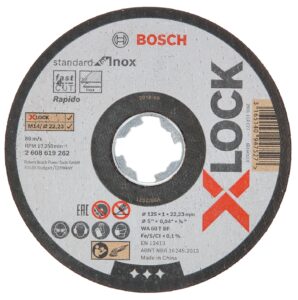 Kotouč řezný korundový Bosch Professional Standard for Inox X-LOCK 125×1 mm BOSCH