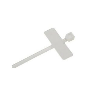 Páska vázací bílá + štítek 100×2