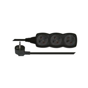 Kabel prodlužovací PVC černý 230 V 3 m/3 zásuvky EMOS