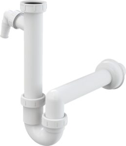 Trubkový sifon Alcaplast A81 DN40 s převlečenou maticí 6/4“ a přípojkou ALCA PLAST