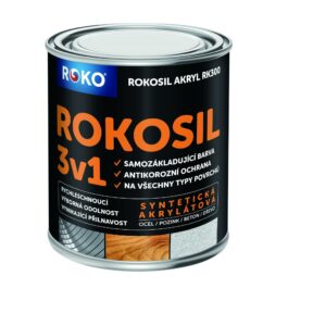 Nátěr na kov Rokosil akryl 3v1 RK300 ČSN 1000 (0