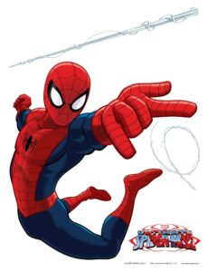 Samolepka na zeď s motivem Spidermana
