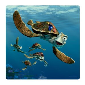 Dekorační obrázek z akrylátového plexiskla s motivem Hledá se Nemo