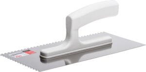 Hladítko nerezové zubové HN 15 130×280×10 mm Roll R