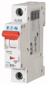 Jistič 10 kA Eaton PL7-B10/1