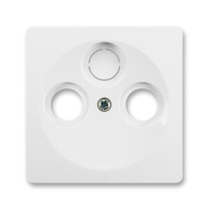 Kryt zásuvky anténní TV/R/SAT Swing jasně bílá ABB