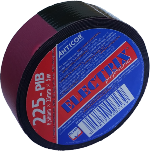 Elektroizolační samovulkanizační voděodolná páska 225 PIB Electrix 25 mm Anticor