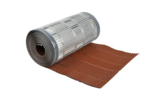 Hřebenový a nárožní pás Al DEK 300 cihlově červená DEK