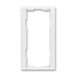 Rámeček dvojnásobný svislý Time bílá ABB