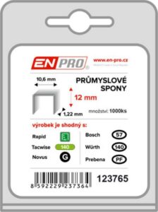 Spony ENPRO PROFI 345/6 mm (1400 ks/bal.)