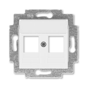 Kryt zásuvky komunikační dvojité Levit