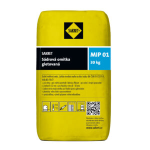 Sádrová omítka gletovaná Sakret MIP 01