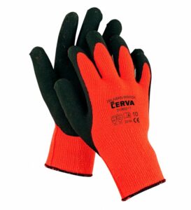 Rukavice zateplené Cerva PALAWAN WINTER oranžová/černá 11 CERVA
