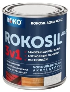 Barva samozákladující ROKOSIL Aqua 3v1 RK 612 antr. šedá 0