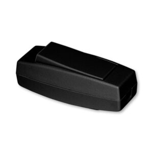 Spínač jednopólový šňůrový průchozí černá