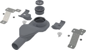 Sifon extra nízký Alcaplast APZ-S6 DN40 a sada nastavitelných nohou ALCA PLAST